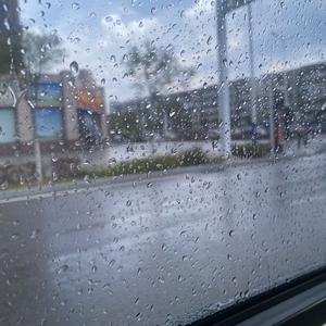 走在雨中  
下雨的天流泪的眼  
爱的世界就像下雨天  
雨爱