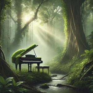 Gentle Drops on Canopy Leaves (Piano Melodies)