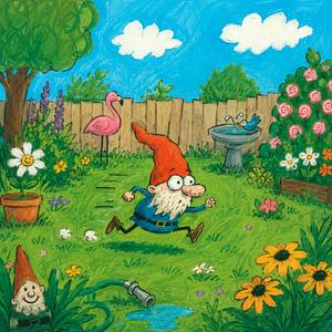 Hay un gnomo en mi jardín