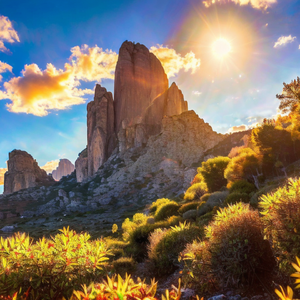 午夜街头的孤独身影