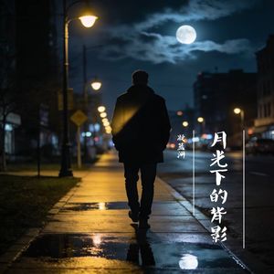 月光下的背影