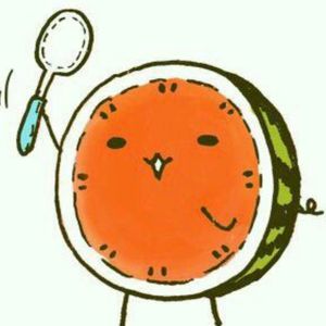 清新淡雅的西瓜