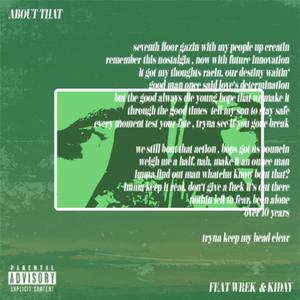 About That (feat. Wrek & KiDay)