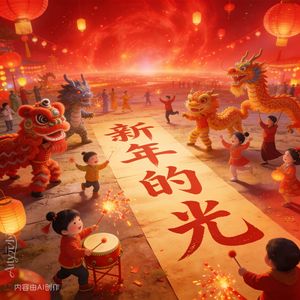 新年的光