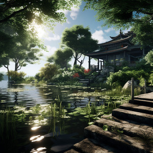 Ambient Calm in Ethereal Echoes