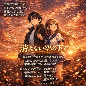 夕焼けに滲む街で