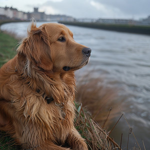 Aliviante Ambiente Del Río Para Perros Relajantes