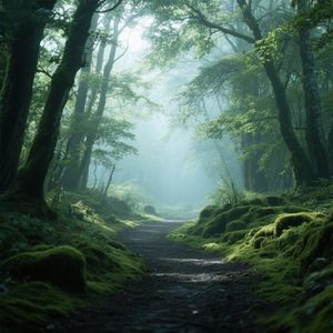 幽静的林中小路