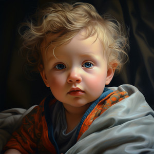 Baby's Dream by the Hearth