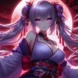 黒薔薇ヲ抱ク月夜