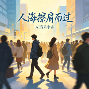人海擦肩而过