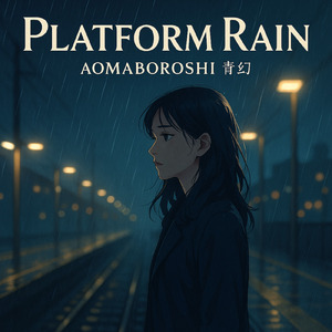 雨のホームで君を待つ