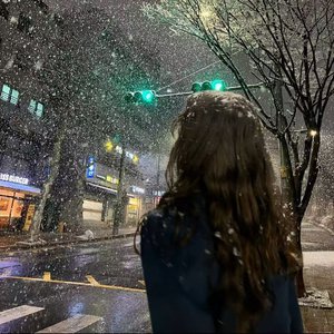 雪飘的天桥