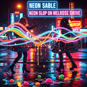 Neon Slop on Melrose Drive