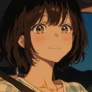 カフェテラスの二人