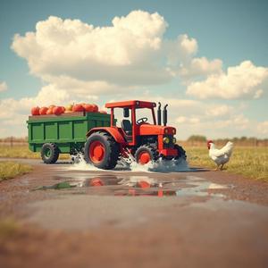 NUTKOZAURY-Traktorek Hop-Hop