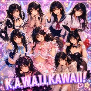 K,A,W,A,I,I,Kawaii!