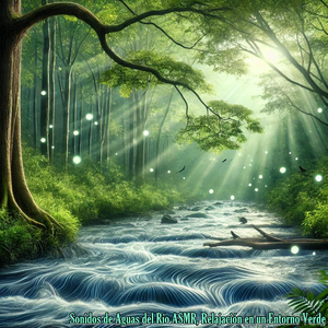 Sonidos de Aguas del Río ASMR, Fluyendo en un Bosque Tranquilo