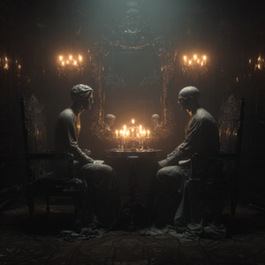 我与旧我在长夜对坐无声