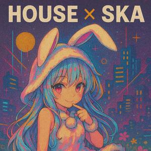 砂漠に舞うスカの影