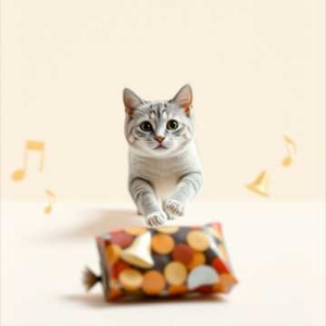 ごはんが楽しみすぎるねこ