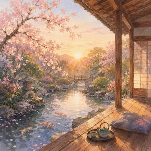 縁側の朝