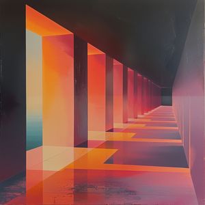 Zee zonsondergang meditatie