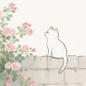 花墙午后