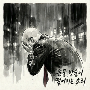 눈물 방울이 떨어지는 소리