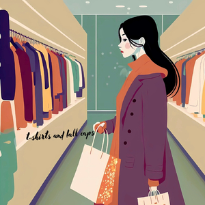 t-shirts and ball caps