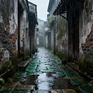 旧巷雨