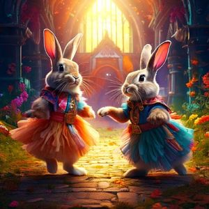 うさぎのダンス