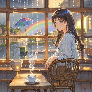 窗沿的雨，心上的你-洛葵