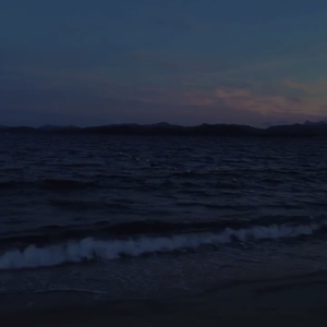 太阳落山后涨了海潮