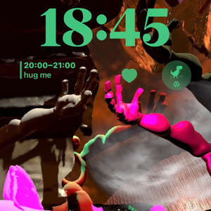 the loudest lack of sound: hug me