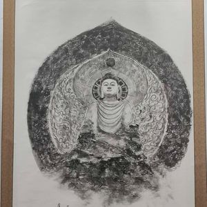 心灯照莲-道天释然
