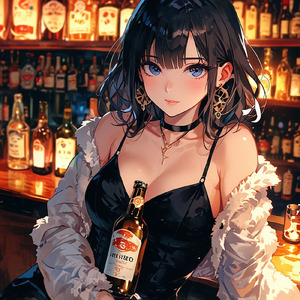 グラス越しの微笑み