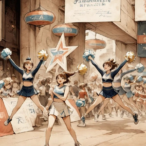 光輝く星のように