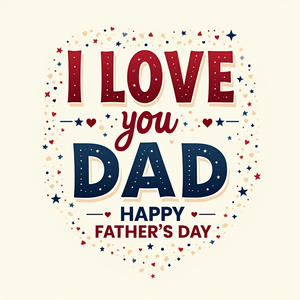 I Love You Dad (Happy Father's Day)