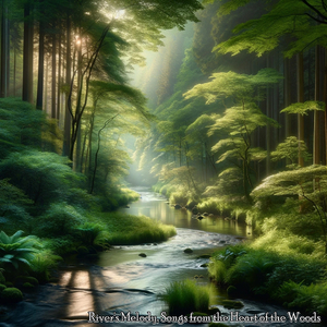 Whispering Waters, the Calming Sound of the Forest River
