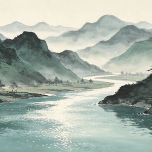 山水不相逢（快）