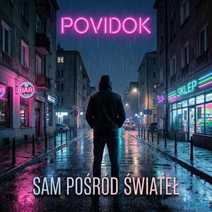 Sam pośród świateł