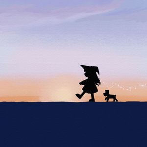 挥着翅膀的女孩