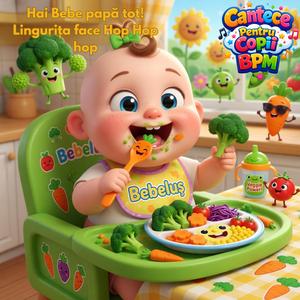 Hai Bebe papă tot! Lingurița face Hop Hop hop