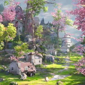 天上月亮高高挂