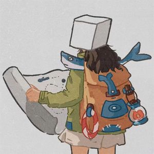 和月亮一起散步