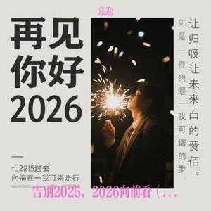 告别2025，2026向前看 (励志版)