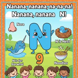 The Letter N is Waving at You: Thai and English Bilingual Song