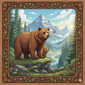 Niedźwiedź to nie pluszowy miś — Edukacyjna piosenka o dzikich niedźwiedziach brunatnych dla dzieci