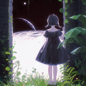 庭园にて（翻自 acane_madder）